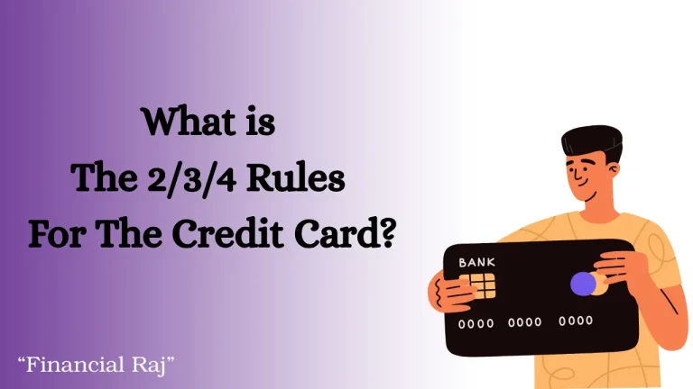 What is the 234 rules for the credit card