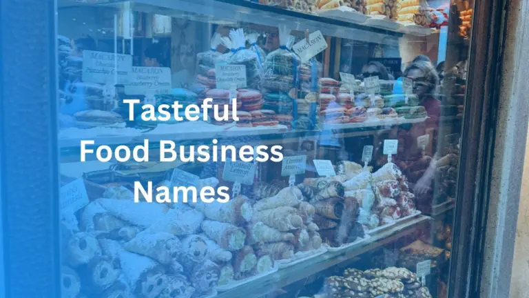 Tasteful food business name ideas