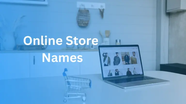 Online store names
