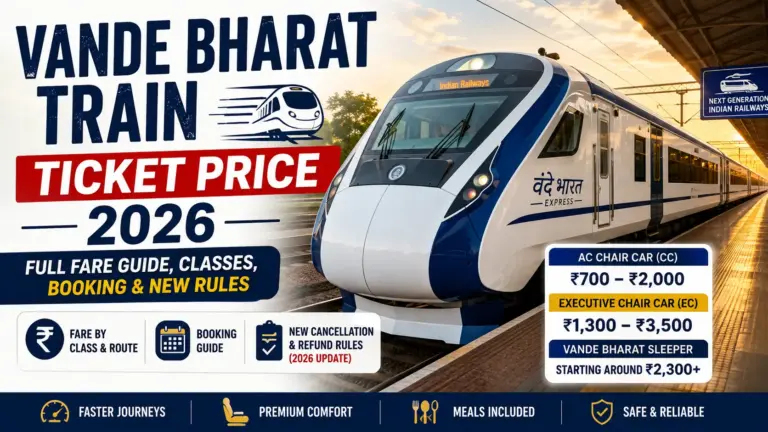 Vande Bharat Train Ticket Price